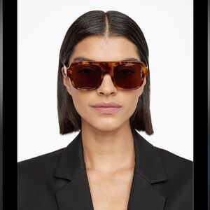 NWT! Anine Bing Sicily Sunnies in Tortoise O/S